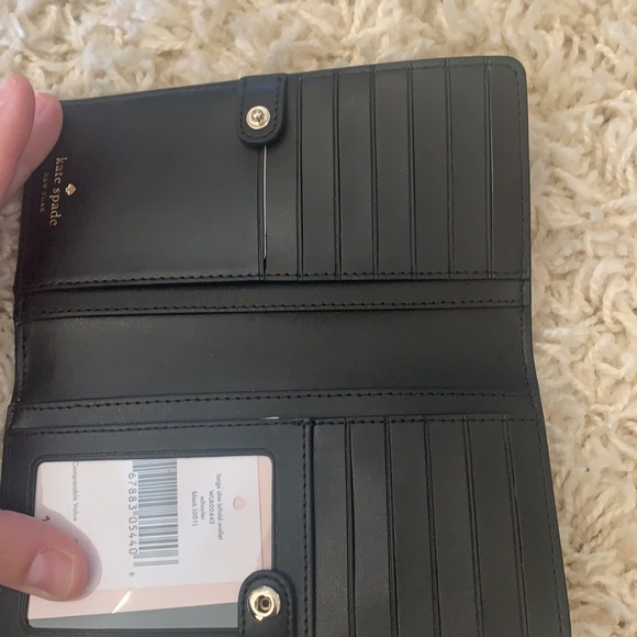 NWT Kate spade schuyler large slim bifold wallet - Picture 5 of 5